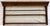 Vintage English Stained Pine Two-Shelf Wall Plate Rack For Sale - Image 10 of 11