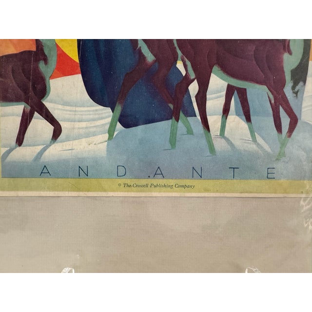Art Deco 1932 Original Woman's Home Companion Cover, February, William P. Welsh, Art Deco, Matted For Sale - Image 3 of 5