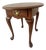 Late 20th Century Traditional Pennsylvania House Queen Anne Style Solid Cherry Oval Accent Table With Drawer Excellent Condition. For Sale