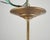 Mid 20th Century Vintage Clear Holophane Style Glass Brass Pole Pendant Light For Sale - Image 5 of 5