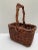 Wood Rustic Natural Wood Woven Bottle Carrier For Sale - Image 7 of 7
