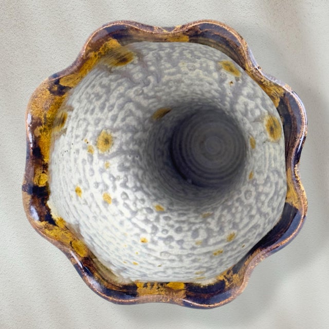 Ceramic Pigeon River Pottery Vase by Tim Kerns Handcrafted Artistry From 2006 For Sale - Image 7 of 12