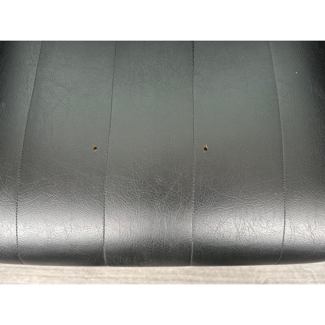 Vintage Italian Office Armchair in Leather and Steel, 1970s For Sale - Image 10 of 18