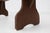 Brown Mid-Century Modern Rustic Bench in Brown Painted Wood, France, 1890s For Sale - Image 8 of 11