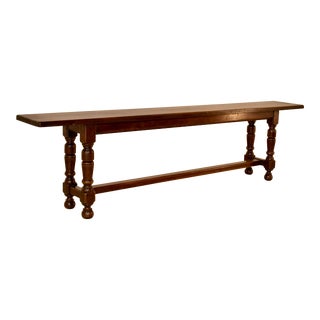 19th Century English Long Bench For Sale