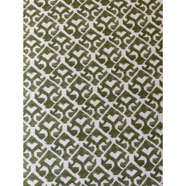 2020s Carolina Irving Tamar on Natural Parsley 8 Yards Linen Fabric For Sale - Image 5 of 6