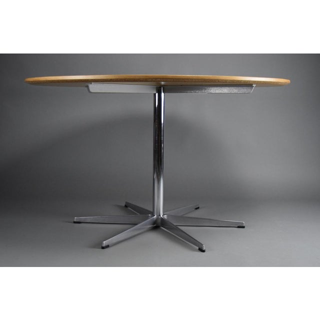 Dining Room Table by Arne Jacobsen for Fritz Hansen, 1978 For Sale - Image 3 of 13