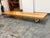 French French Low Wood Table + Chrome Supports, Vintage For Sale - Image 3 of 12