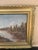 Antique Late 19th Century Framed Oil on Board River Landscape For Sale In South Bend - Image 6 of 9
