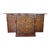 Asian Chinese Hand Carved Dry Bar Folding Flip Top 20th Century For Sale