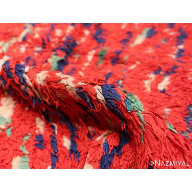 Mid 20th Century Nazmiyal Collection Colorful Vintage Moroccan Berber Rug For Sale - Image 5 of 6