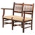 French Patinated Beech and Rush 2-Seat Bench, France, 1950s For Sale - Image 11 of 11