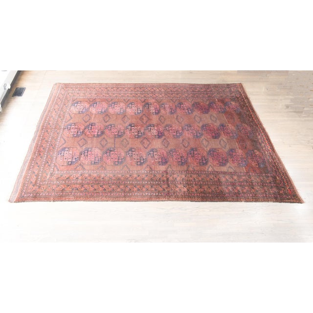 Early 20th Century Afghani Bashir Rug For Sale - Image 13 of 16