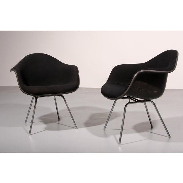 Mid-Century Modern Model Dax 1970 Dining Chairs by Charles Eames and Ray Eames, Set of 6 For Sale - Image 3 of 15