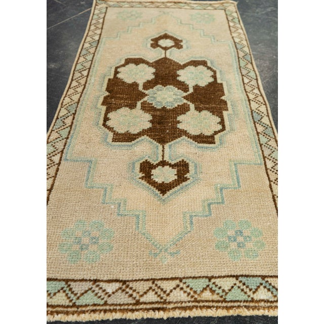 Turkish Mini Rug Oriental Hand Knotted Vintage Rug 1'6" x 3' #21291 Explore a curated collection of hallway runners, wool...