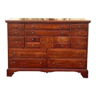 Lexington Bob Timberland “Old Salem” 17 Drawer Cherry Dresser For Sale
