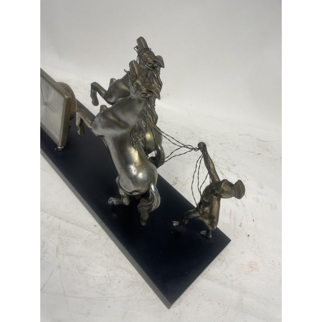 Vintage Liberty Clock with Roman Sculpture, 1920s For Sale - Image 4 of 11