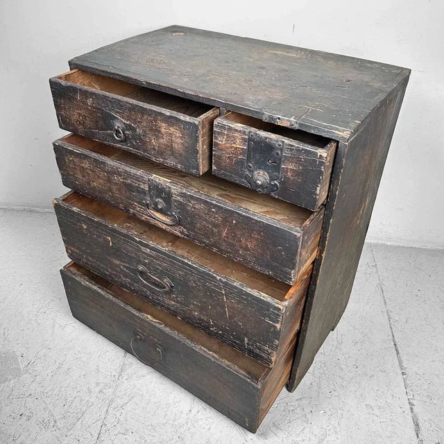 Meiji Era Tansu Cabinet, Japan, 1890s For Sale - Image 10 of 12