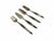 Complete your mid-century tablescape with this rare 4-piece set of specialty serving and accessory utensils in the iconic...