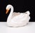 White Antique Ceramic Swan Jardiniere from Capodimonte, 1880 For Sale - Image 8 of 14