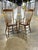 Beautiful pair of American Primitive Rustic chairs with spindle backs and curved arms. In the Arts and Crats style, chairs...
