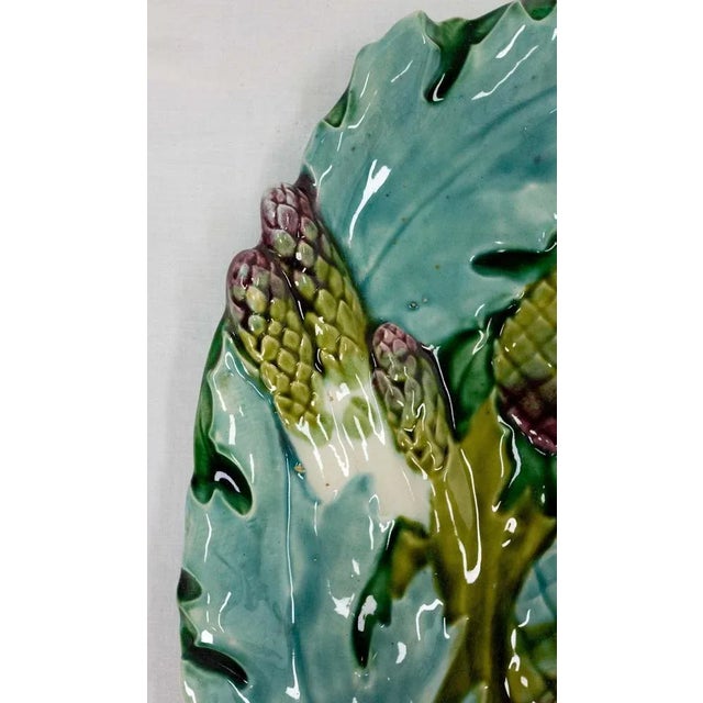 Art Nouveau Barbotine Centerpiece, France, 1900s For Sale - Image 3 of 7