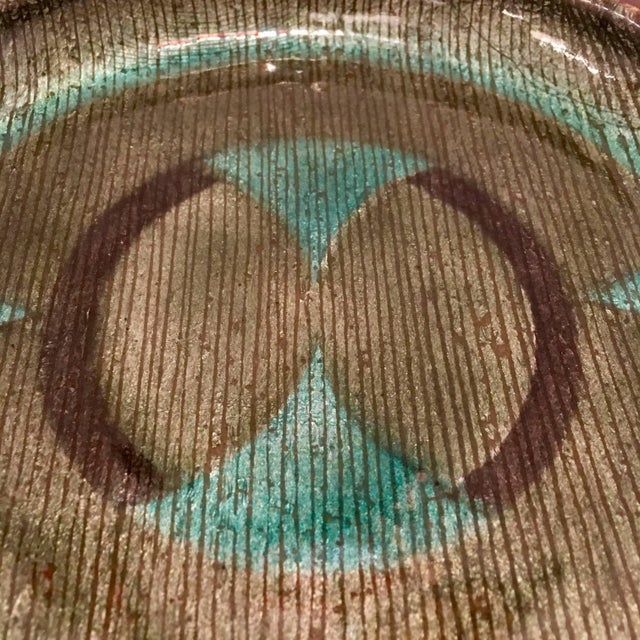 Copper Studio Del Campo Enamel Italian, 1960s Bowl For Sale - Image 8 of 9