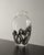Vintage Glass Vase with Hand-Cast Pewter Daffodil Decoration, 1970s For Sale - Image 14 of 14