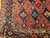 Vintage Persian Kurdish Saddlebag Bagface Tribal Rug, Hand-Knotted Wool, Geometric Pattern, Burgundy & Navy, 2x2 For Sale In Chicago - Image 6 of 10