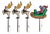 Santa and Sleigh Pathway Light Ekkolight (Set of 4) For Sale