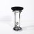 Art Deco Machine Age Scroll Form Drinks Table in Chrome and Black Lacquer For Sale - Image 4 of 15