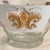 White Fleur De Lis Chip and Dip Bowls With Metal Hanger - Set of 3 by Anchor Hocking For Sale - Image 8 of 12