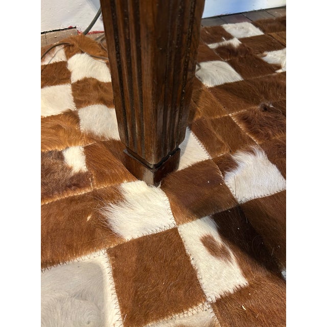 Wood 19th Century English Farm Table Dining Table With Satin Birch Top For Sale - Image 7 of 11