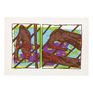 Mário Peixoto, Composition, 1983, Screenprint For Sale