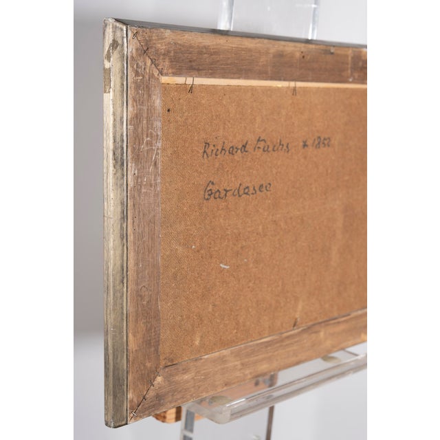 Richard Fuchs, Gardasee, Oil Painting For Sale - Image 15 of 18