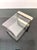 Silver Glass and Brushed Metal Flower Vase, Italy, 1970s For Sale - Image 8 of 9