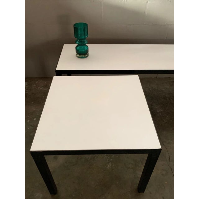 Metal Minimalist Bench & Table by Jg Furniture For Sale - Image 7 of 13