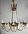Farmhouse Miamar Twelve-Light Wrought Iron Chandelier With Gilt Finish For Sale - Image 3 of 9