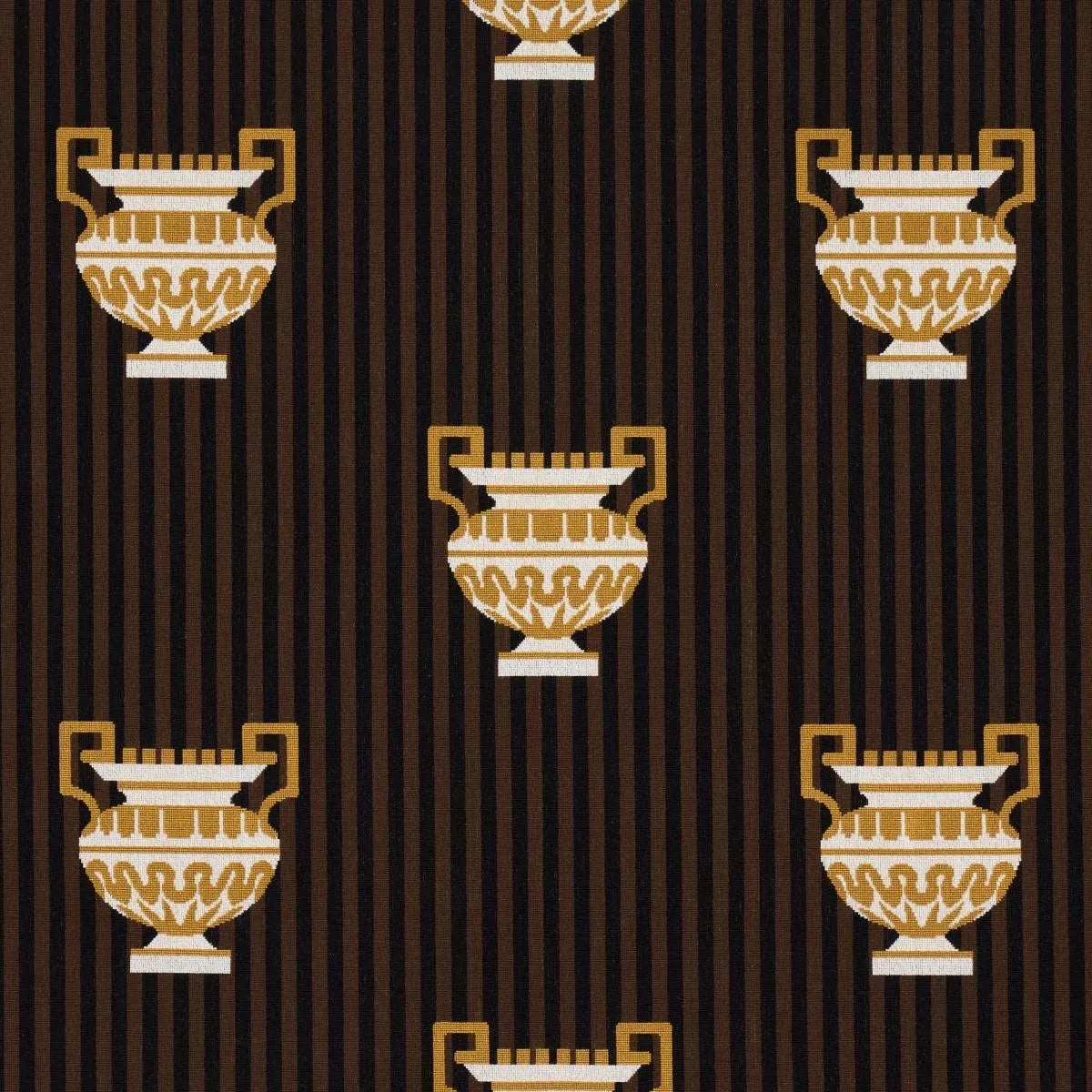 Schumacher Clermont Epingle Fabric in Java | Chairish