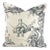 Schumacher Shengyou Toile Charcoal Pillow Cover For Sale