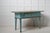 Antique Classic Folk Art Gustavian Swedish Turquoise Table with a Drawer For Sale - Image 4 of 10
