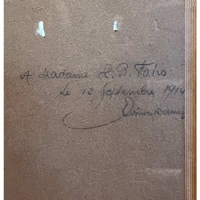 Edouard Baud, Promenade D'automne, 1914, Oil on Cardboard, Framed For Sale - Image 10 of 11