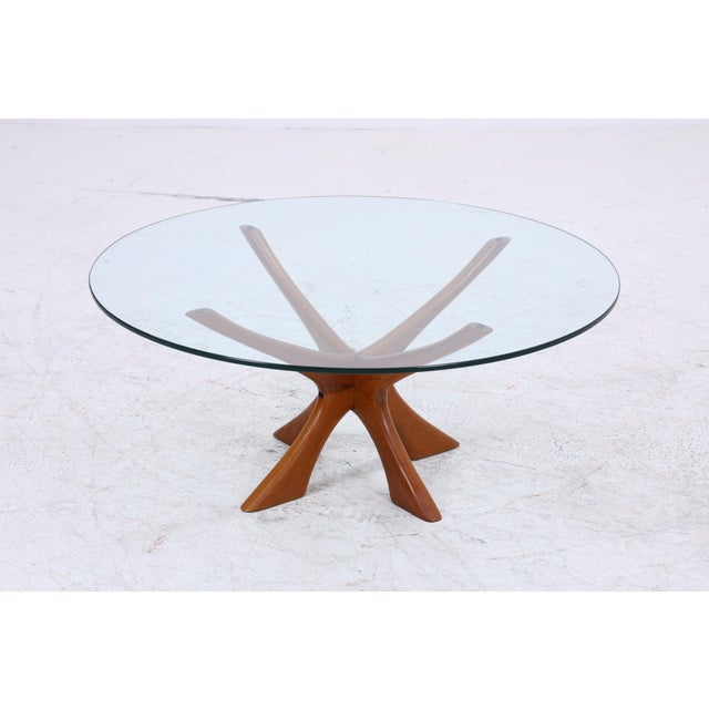 Mid-Century T118 Coffee Table in Teak by Illum Wikkelso for Niels Eilersen, Denmark, 1960s For Sale - Image 11 of 13