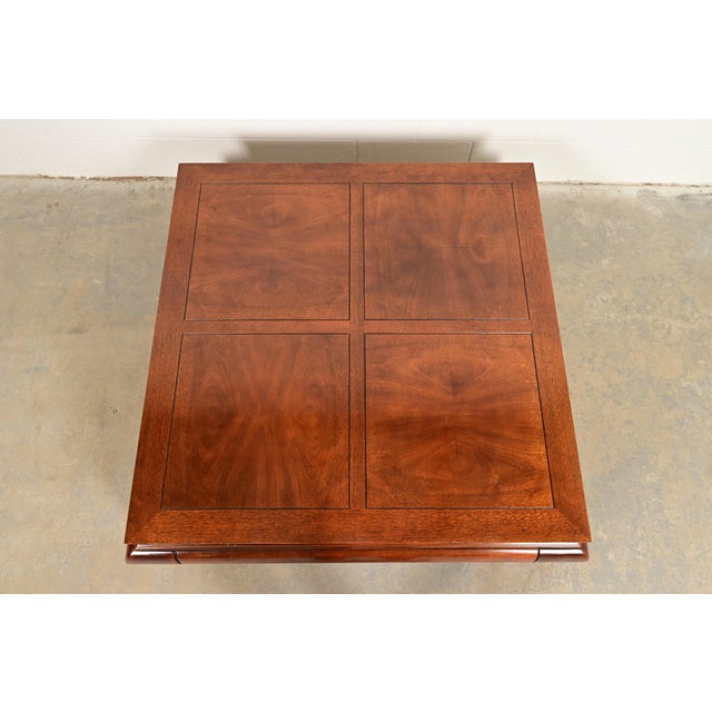 1970s Henredon Hollywood Regency Chinoiserie Mahogany Coffee Table or Cocktail Table, Circa 1970s For Sale - Image 5 of 9