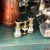 An exceptional pair of late 19th-century German luxury theater glasses. Features solid .800 Continental silver flared...