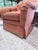 Shell Set of Kravet Tufted Swivel Club Chairs With Matching Ottoman For Sale - Image 7 of 12