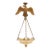 19th Century Late Regency Alabaster and Giltwood Chandelier For Sale