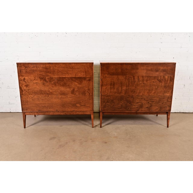 Brown Paul McCobb Planner Group Solid Birch Dressers or Chests of Drawers, Newly Refinished For Sale - Image 8 of 9
