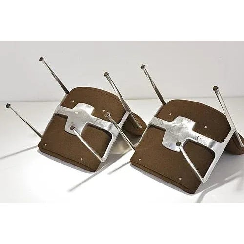 Brown Chairs by Richard Schultz for Knoll International, Germany, 1966, Set of 2 For Sale - Image 8 of 10
