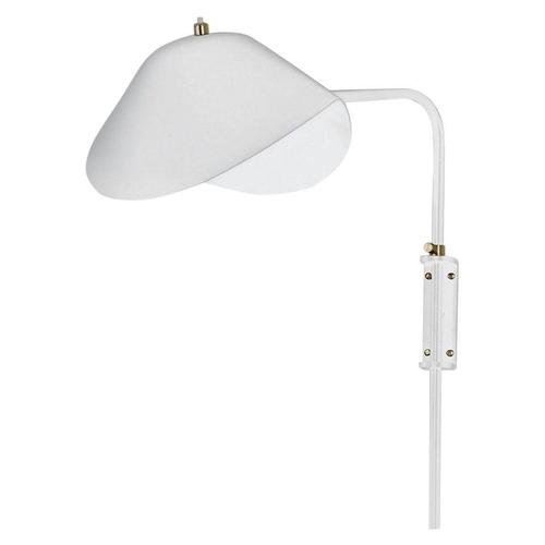 Not Yet Made - Made To Order White Anthony Wall Lamp by Serge Mouille For Sale - Image 5 of 5